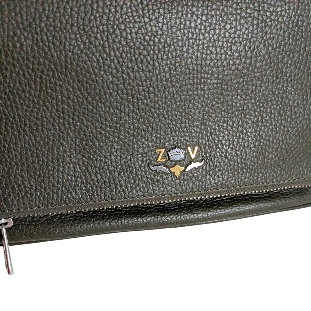 Zadig & Voltaire Leather Crossbody with Silver Chain - Picture 4 of 13